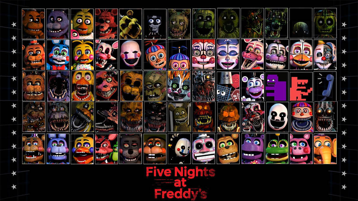 My Top 10 FNaF Characters by SarahDeFroggo225 on DeviantArt