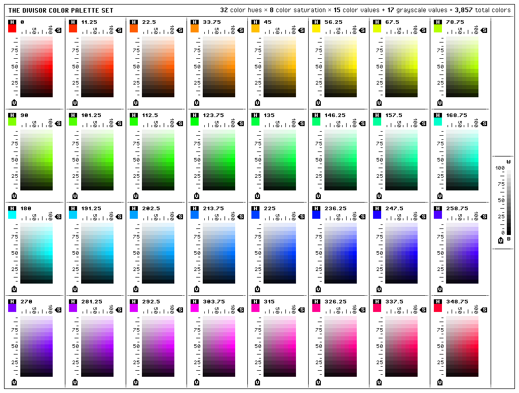 The Divisor Color Palette Set by HarvettFox96 on DeviantArt