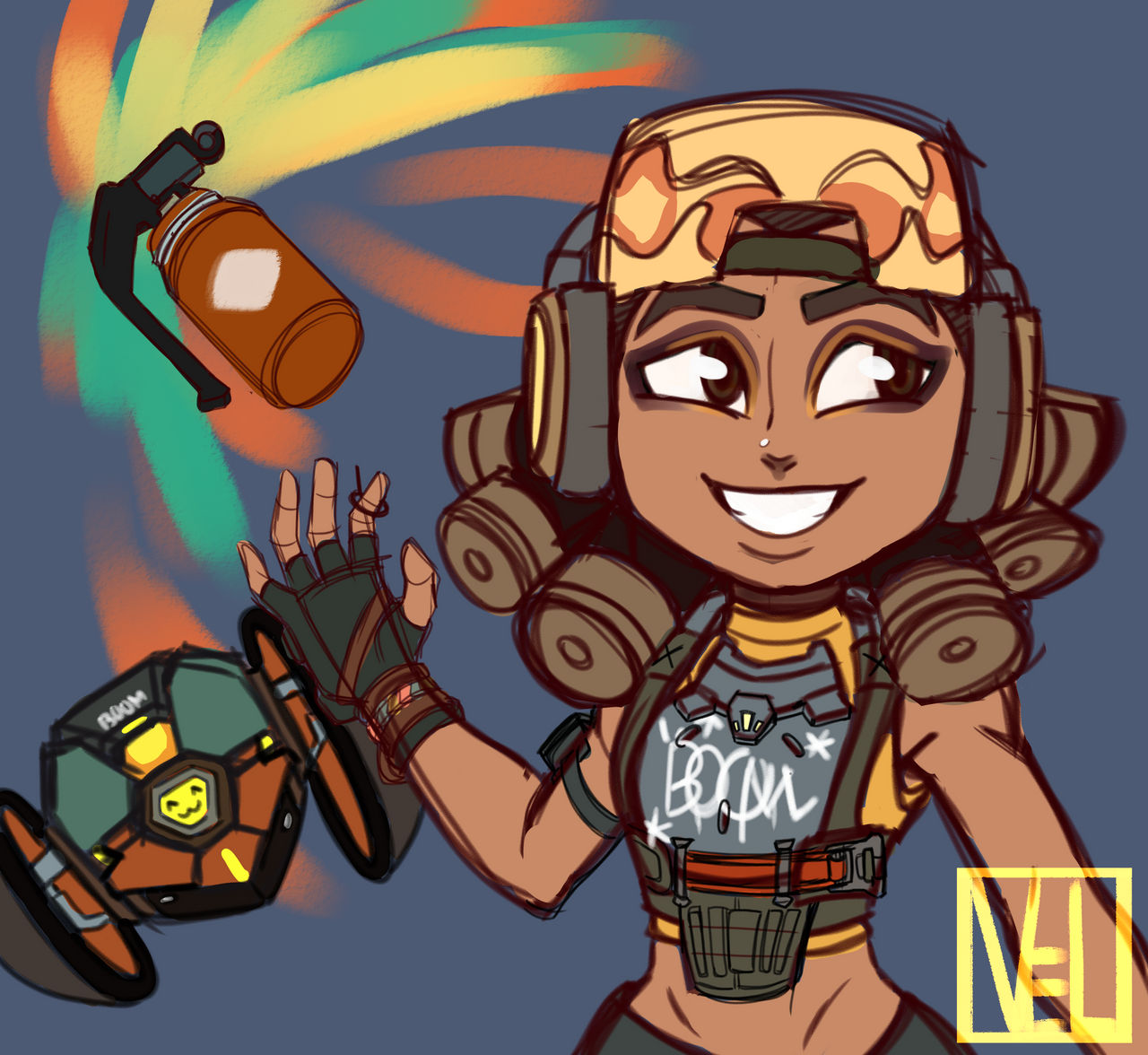 Raze Chibi Fanart by VeleriousArts on DeviantArt