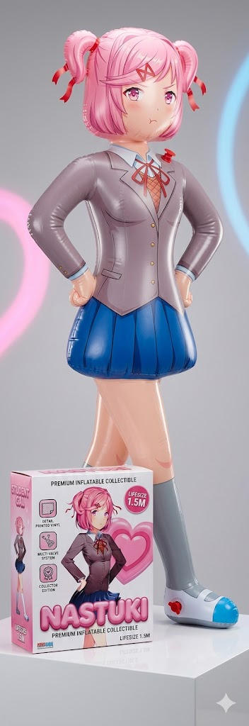 Natsuki Cube Natsuki Balloon by Plasticastonaut83 on DeviantArt