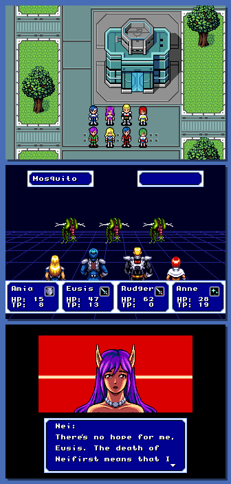 Phantasy Star II Remake Mockup