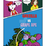 Godzilla Vs Grape Ape