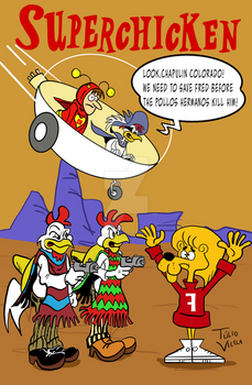 Superchicken vs los Pollos Hermanos