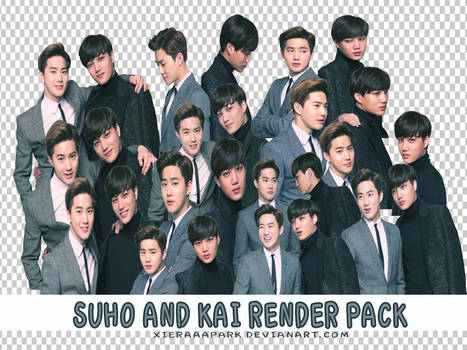 Pack PNG #74 Suho and Kai (EXO NEXT DOOR)