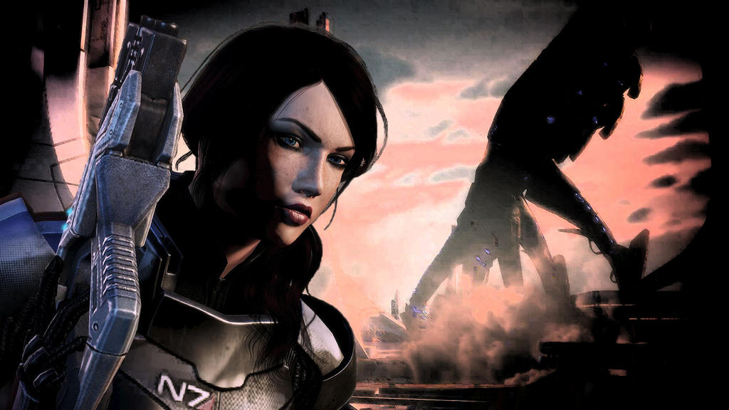 FemShep On Thessia Mass Effect 3