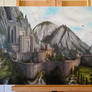 Kaer Morhen On Canvas