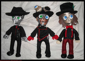 Steam Powered Giraffe Plushies