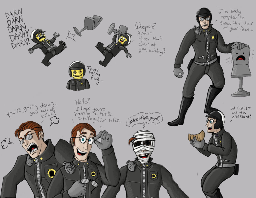 Some Good Cop, Bad Cop, Scribble Cop Doodles by DonutTyphoon on DeviantArt