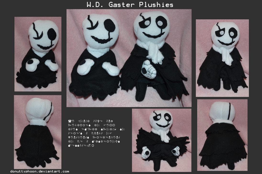 Undertale gaster plush hotsell