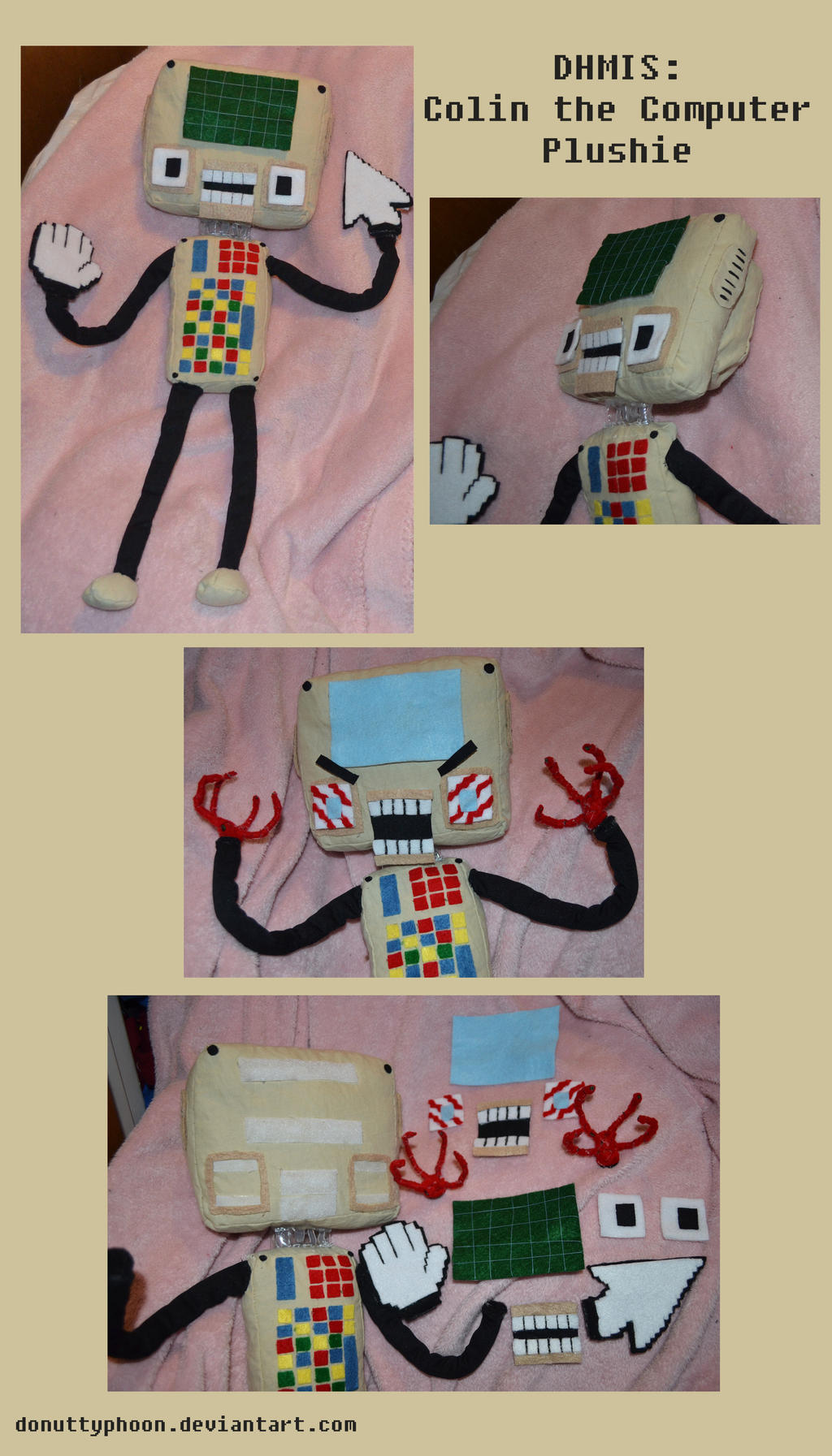 Colin Computer DHMIS: Colin the Computer Plushie by DonutTyphoon on DeviantArt