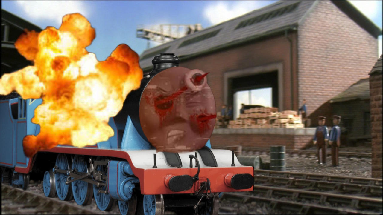 Sodor Fallout Gordons Boiler Explosion by ThomasFallout19 on DeviantArt
