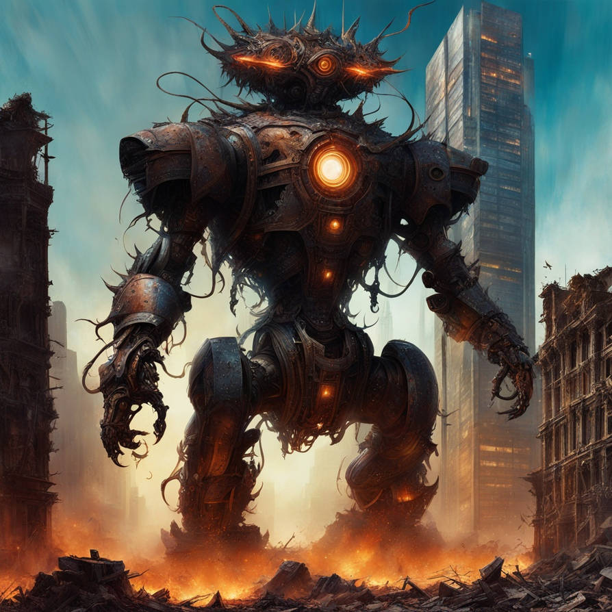 The ruinous machine from hell by DigitalDori on DeviantArt