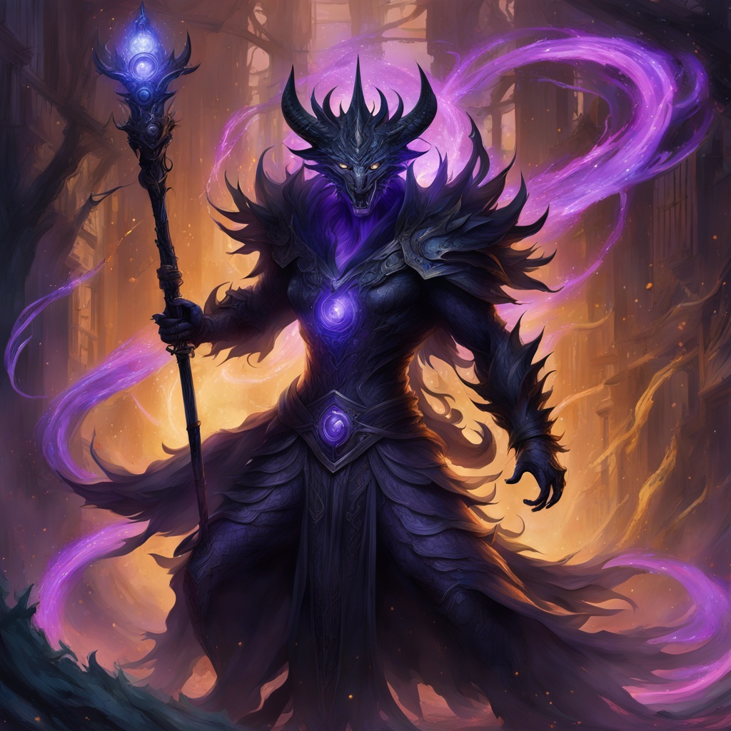Wielding shadow magic by DigitalDori on DeviantArt