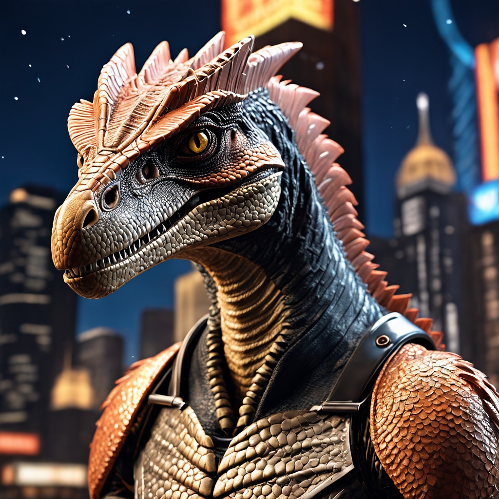 Scaly portrait by DigitalDori on DeviantArt