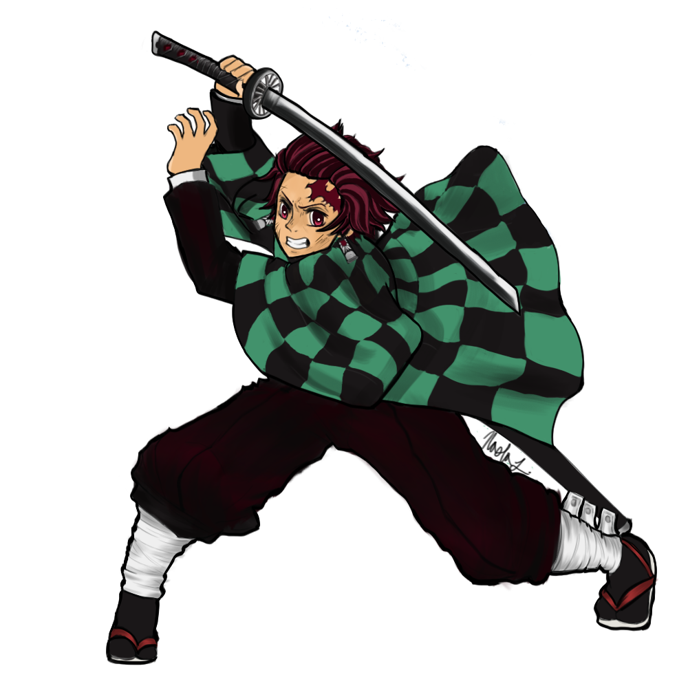 Kamado Tanjirou png by aadunis on DeviantArt