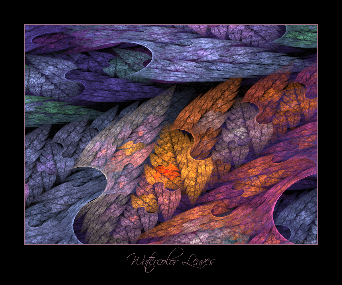 Watercolor Leaves