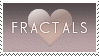 Fractals Love Stamp - Flat