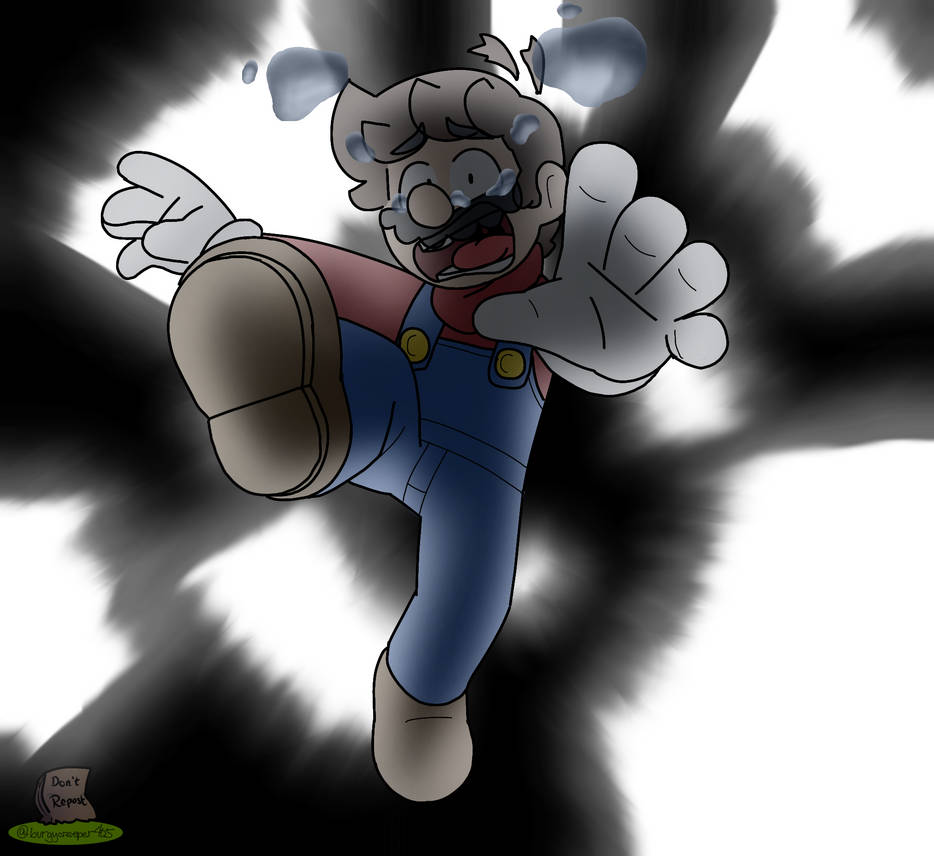 Mario Slipping mario falling by burgycreeper405 on DeviantArt