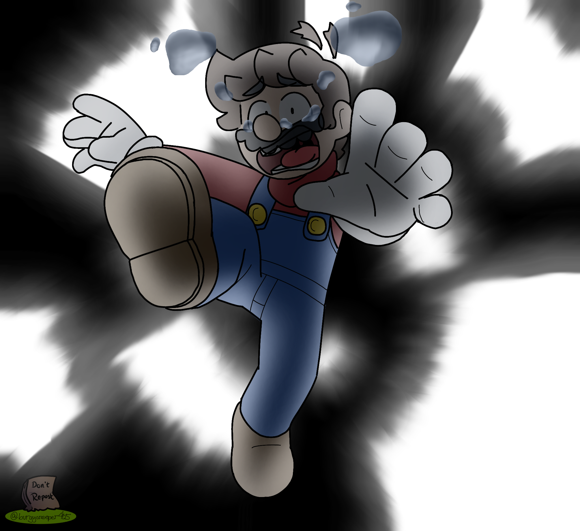 Mario Falling By Burgycreeper405 On DeviantArt mario-falling-by-burgycreeper405-on-deviantart