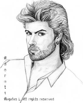 George Michael in the eighties