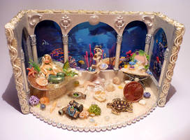 Mermaid room box 1/48 scale