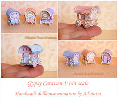 Gypsy caravan 1/144 scale