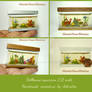 Dollhouse aquariums 1:12 scale