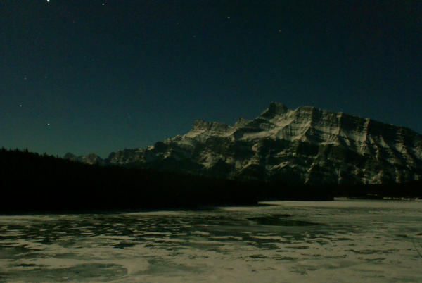 Two Jake Lake and Mount Rundle by Angie-Rae on DeviantArt