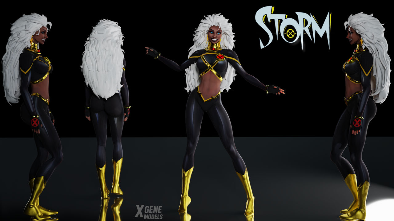 Hmon Storm Computer Model STORM 3D MODEL DESIGN by XgeneMODELS on DeviantArt