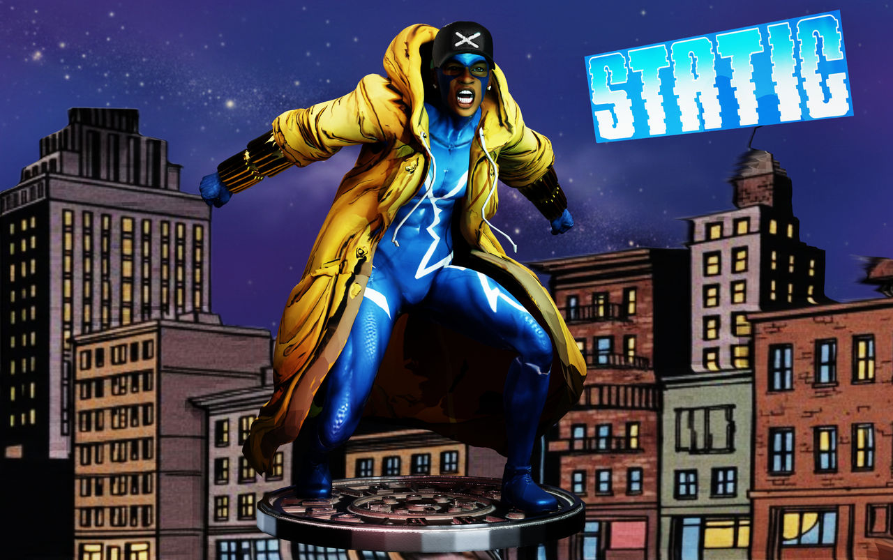 STATIC 1993 a.k.a. STATIC SHOCK AVAILABLE NOW by XgeneMODELS on DeviantArt