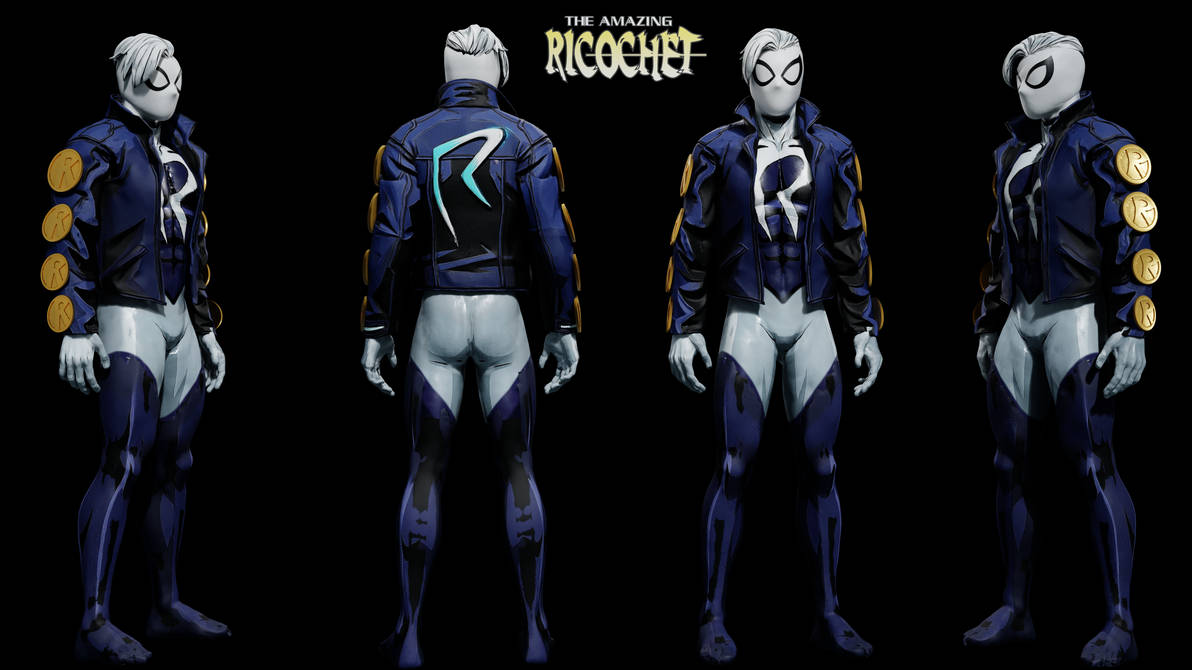 Ricochet SPIDERVERSE 3d Model AVAILABLE NOW by XgeneMODELS on DeviantArt