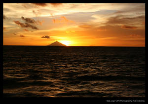 Krakatau sunset