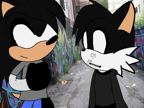 Emo Tails Emo Sonic and Tails by scatgirlomu on DeviantArt
