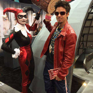 Harley Quinn and Tyler Durden at SDCC 2014