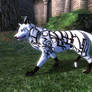 tribal white wolf