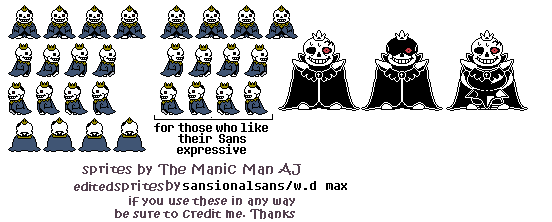 Pixilart - Bookturn Sans Dialogue Sprites uploaded by HarmlessBleach