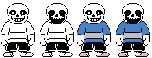 I turned dialog sans sprite into battle one by Dismoralus on DeviantArt