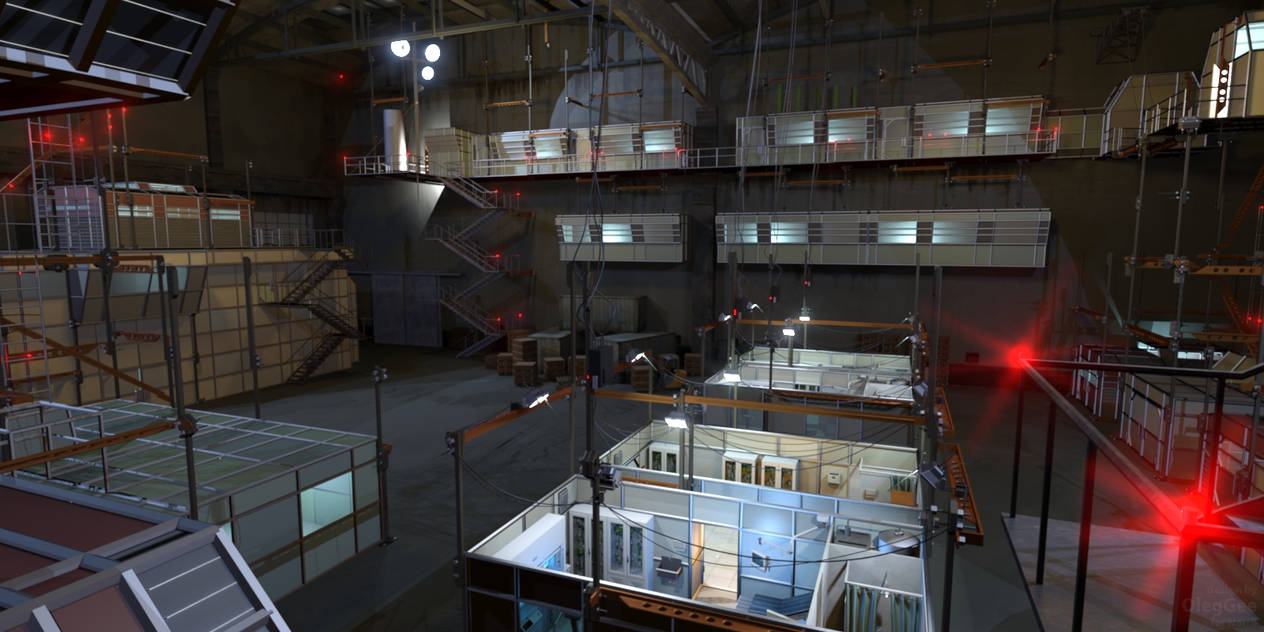 Underground Base Med Labs 02 by z-Gen on DeviantArt