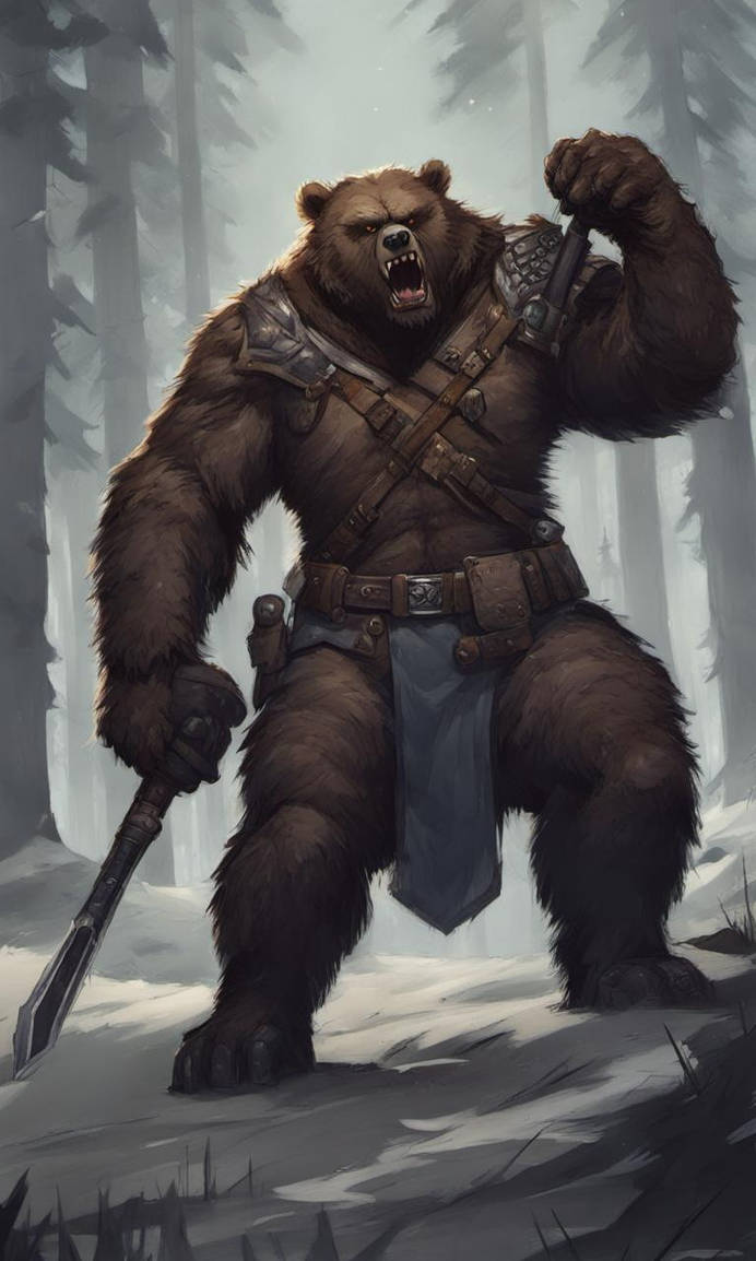 Werebear soldier by Dorongreen on DeviantArt