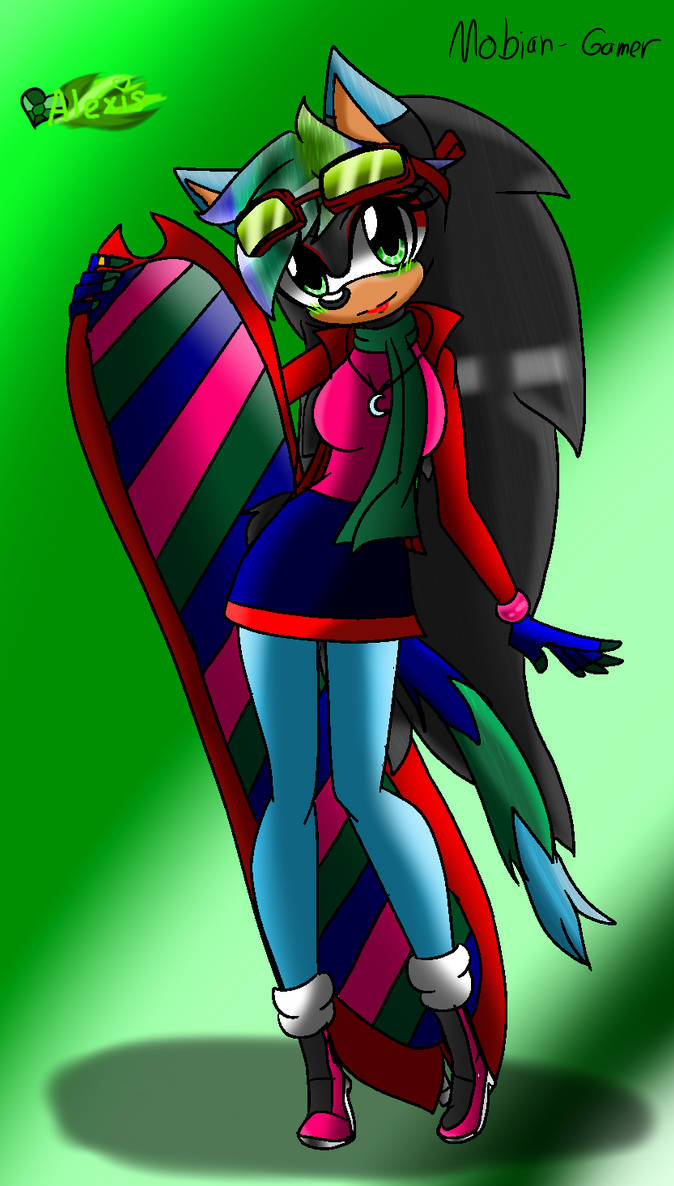 Alexis's Sonic Riders Design by Mobian-Gamer on DeviantArt