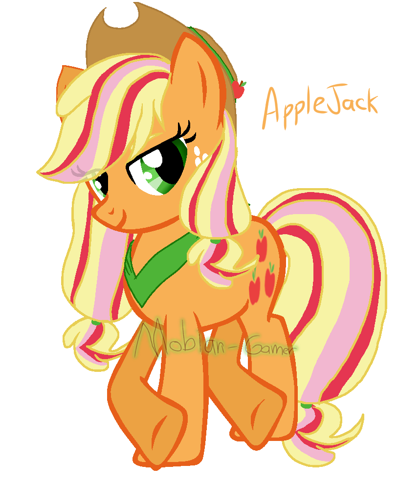 Mlp Applejack Color Inverted MLP Applejack (Magicverse) by Mobian-Gamer on DeviantArt