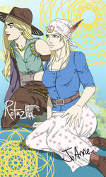 JoAnne Joestar and Rotazia Zeppeli