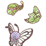 Scribble Dex: Caterpie Metapod Butterfree