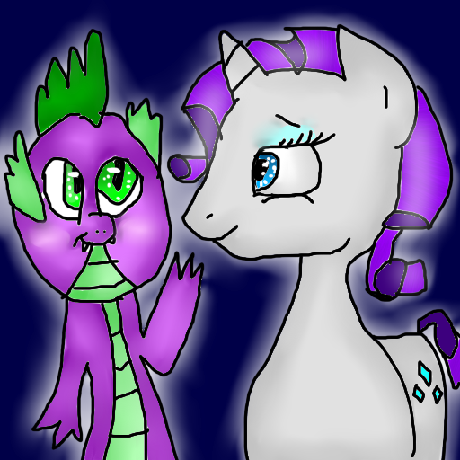 Rarity and spike-MLP by SunniesfuntheCupcake on DeviantArt