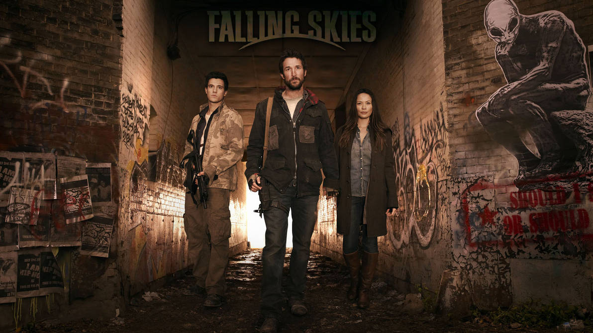 Fall Sky Dc Wallpaper Falling Skies 1 by Alexandreholz on DeviantArt