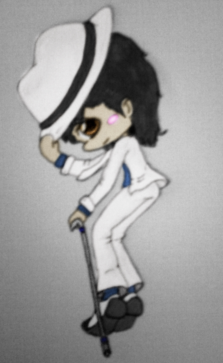 Michael Jackson 'Smooth Criminal' Drawing In Anime Style - Michael