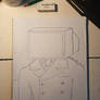 TV Man Basic Lineart