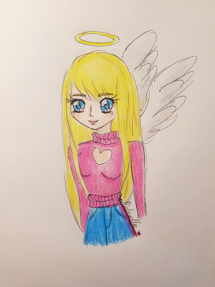 Pink Cute Angel