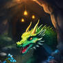 A Dreamy Dragon In The Dark Cave (1)