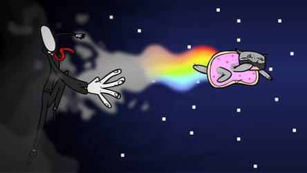 Nyan Vs Slender